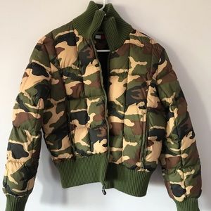 Tommy Hilfiger Camo Puff Coat